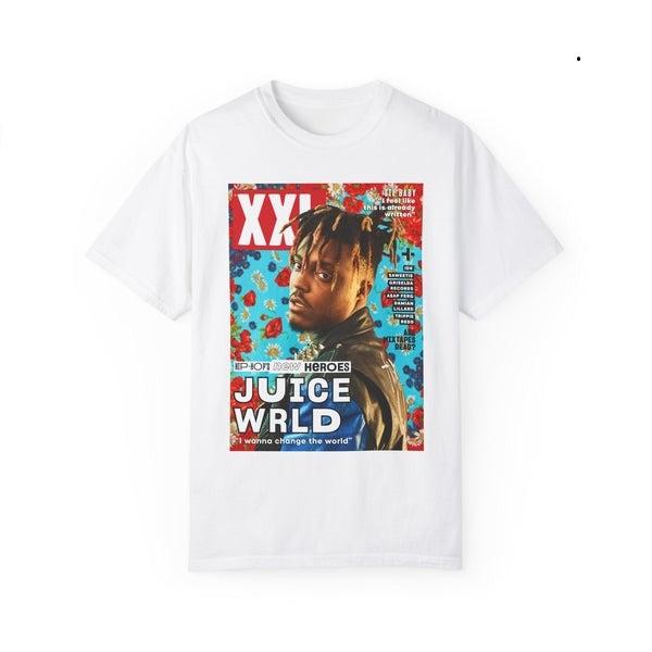 Juice Wrld Fall Magazine T-shirt Juice Wrld Fall Magazine T-shirt