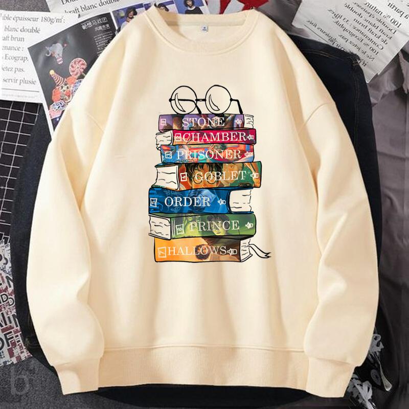 HP All Series Sweatshirt Hoodie Shirt, gift for fan Cotton Menswear Relaxed Fit Sweaters Tee