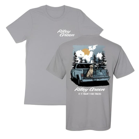 Riley Green If It Wasn't For Trucks Short Sleeve Shirt, Ideal For Outdoor Lovers - Gildan 5000 Graphic T-Shirt for Men & Women Comfort Cotton