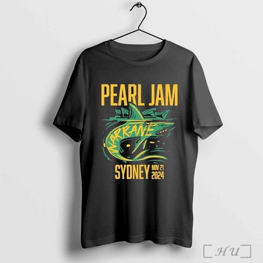 Pearl Jam at ENGIE Stadium, Sydney, Australia On November 21, 2024 Shirt