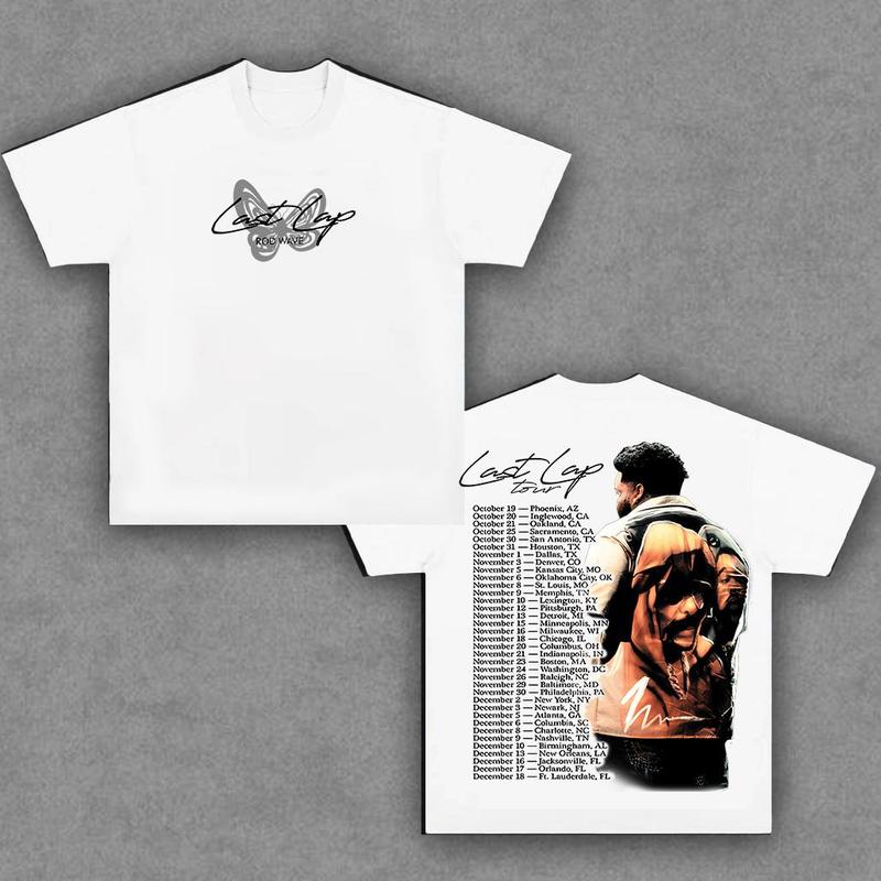 Rod Wave V4 Last Lap T-Shirt,Graphic T-Shirt, Rapper Shirt Rap Tee, Vintage Y2K, Hoodie, Sweatshirt Clothing Cotton