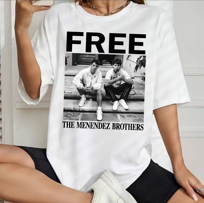 The Menendez Brothers Graphic Shirt Unisex, Lyle and Erik Menendez Shirt Unisex, Vintage T Shirt Unisex, Menendez Brothers & W Sweatshirt Hoodie Unise