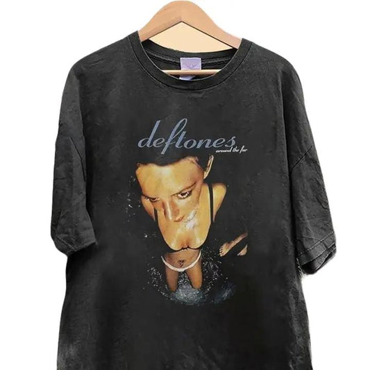 1997 Deftones Around The Fur T-Shirt, Deftones Music Song Lovers T-Shirt Cotton Fabric