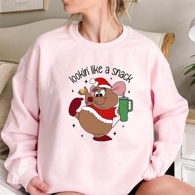 Cute Gus Gus Looking Like A Snack Christmas Crewneck Sweatshirt, Hoodie, T-shirt, Cute Christmas Gifts