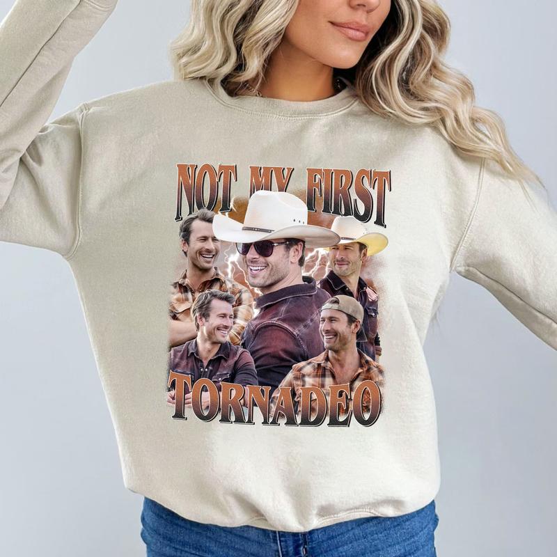 Glenn Powell Twisters T-Shirt Vintage Shirt, Gift For Woman and Man Unisex T-Shirt