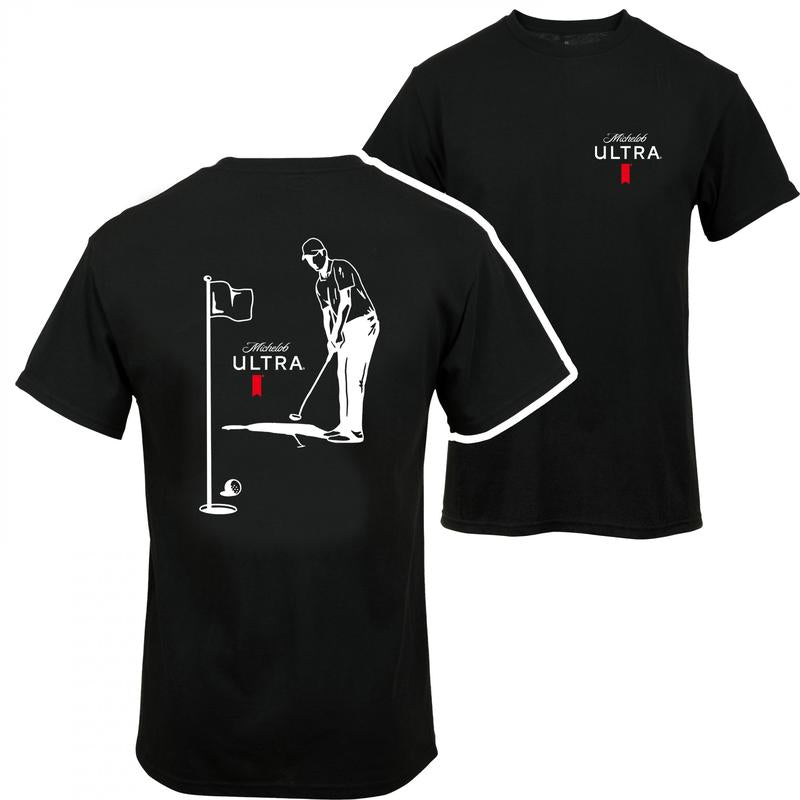 Michelob Ultra Golf T-shirt - 2 Side  - Size Inclusivity - Variety In Colors - Iconic Styles - For Everyone - Fashion Varieties
