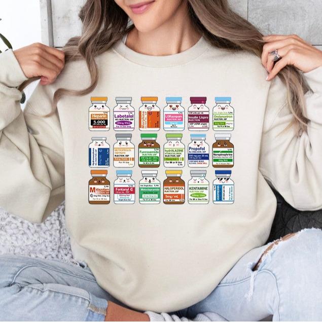 Funny Nurse Propofol Shirt, ICU Nurse Shirt, Intensive Care Unit Nurse, ICU Squad Shirt, Medical Critical Care Shirt, Gift For Him, Gift For Her