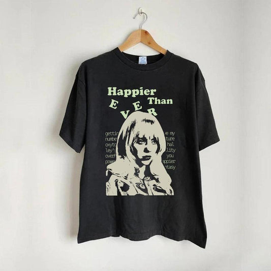 Billieeee Eilish Happier Than Ever Shirt, Ellish I Didn't Change My Number Sweatshirt, Billieee Eilish Happier Than Ever Tour, Gift for Fans