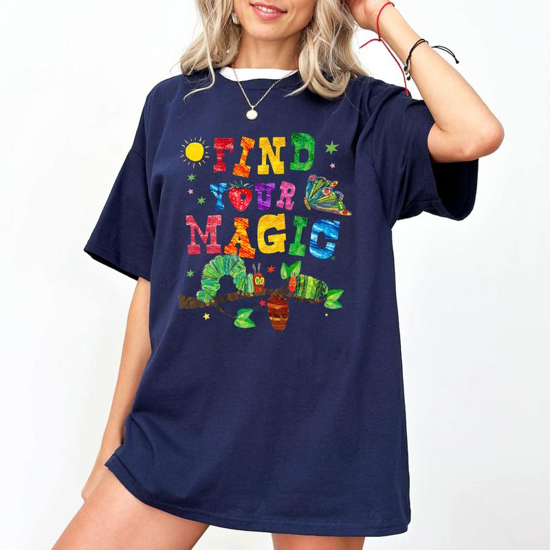 Magic in You Very Hungry Caterpillar Shirt, Elephant Piggie Pigeon Shirt, Book Characters, Teacher Gift, Librarian Teacher, Book Lover Gift, Bookish S