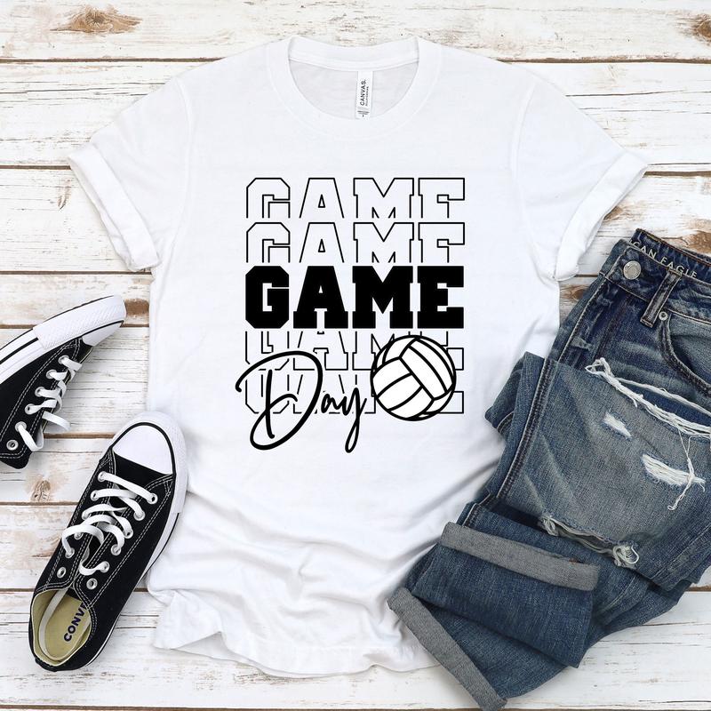 Volleyball Game Day Shirt, Volleyball Lover Shirt For Men & Women Game Day, Sport Lover Shirt, Volleyball Shirts, Volleyball Tee Gift, Full Sizes, Ful