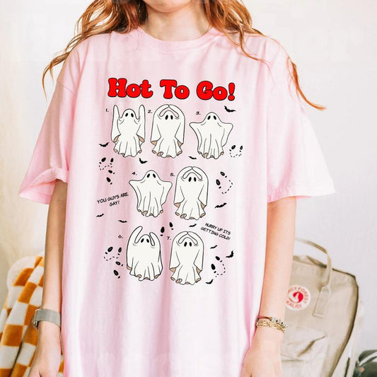 H0t To Go Ghost T-Shirt Sweatshirt Hoodie, Chappell Sweatshirt Comfort