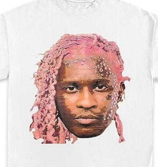 Young Thugs Graphic T-Shirt, Cool Pink Hair Vintage 90S T-Shirt Size S-4XL