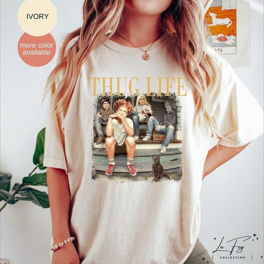 Limited The Golden Girls Thug Life Haloween T-Shirt , Gift For Woman and Man Unisex Graphic Tee Fans Gift golden girls Casual Comfort Cotton Fabric