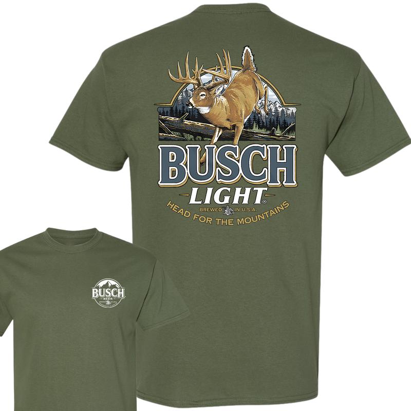Limited Busch Light Deer Label Double Side Shirt, For Men, For Women