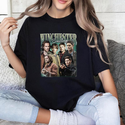 Winchester Brother T Shirt, Sam T Shirt, Winchester T Shirt , Gift For Woman and Man Unisex T-Shirt Sweatshirt Hoodie Casual Cotton