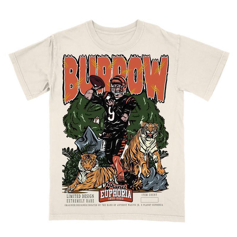 Joe Burrow Planet Euphoria Shirt, Vintage 90s Unisex Football Tees, Football T-Shirts, Sports Shirt, Game Day Tee, Football Fan Gifts