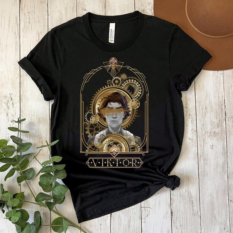 Viktore Arcane Inspired Tshirt,Gaming Tshirt, Video Game Tshirt, Gamer Tshirt, Game Lover Tshirt, Christmas Gift, Jinx Powder Tshirt