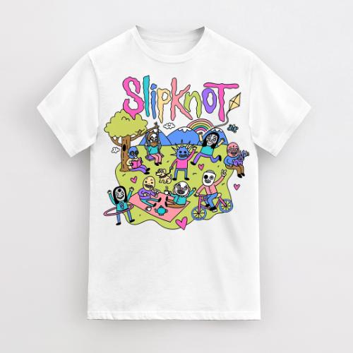 Slipknot Vintage T-Shirt, Slipknot Shirt, Slipknot Retro Shirt_Cotton T-Shirt, Perfect Tee, Gifts For Boyfriend and Girlfriend T-Shirt Classic Fabric