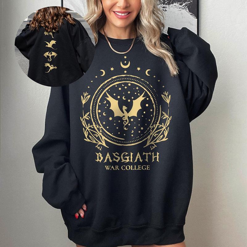 Basgiath War College Sweatshirt, Bookish Sweatshirt, Fourth Wing Sweatshirt, Dragon Rider Hoodie, Rebecca Yoros Hoodie, Fourth Wing, Book Hoodie