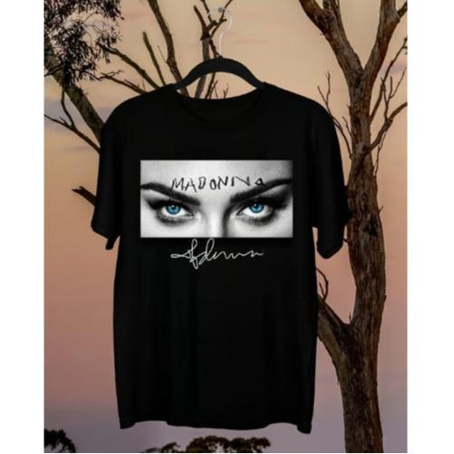 Madonna Singer Short Sleeve Black All Size