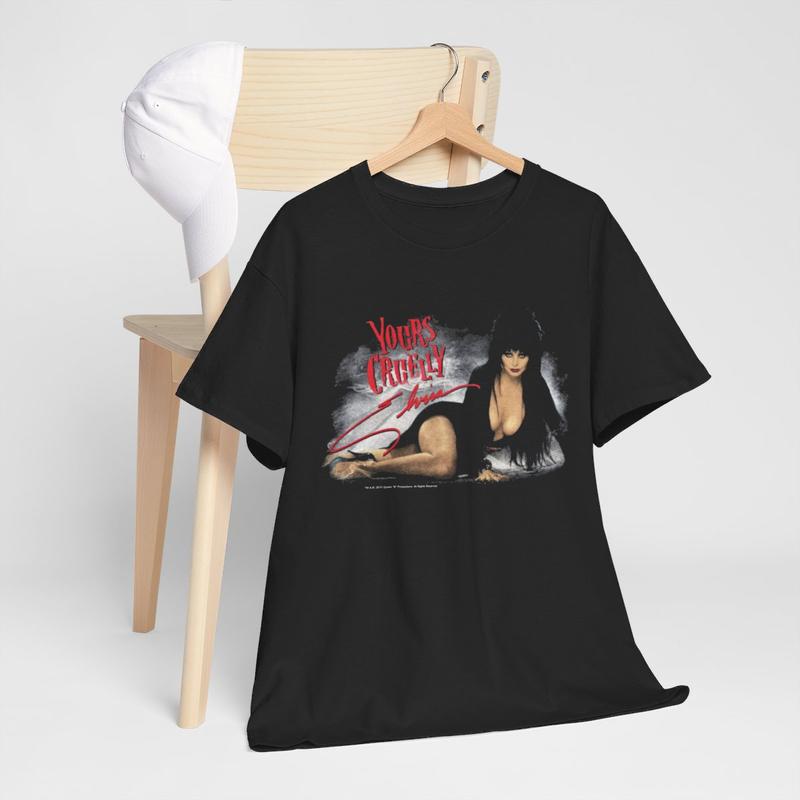 Elvira Mistress Shirt Your Cruelly basic style Medium Tshirt Cotton Streetwear