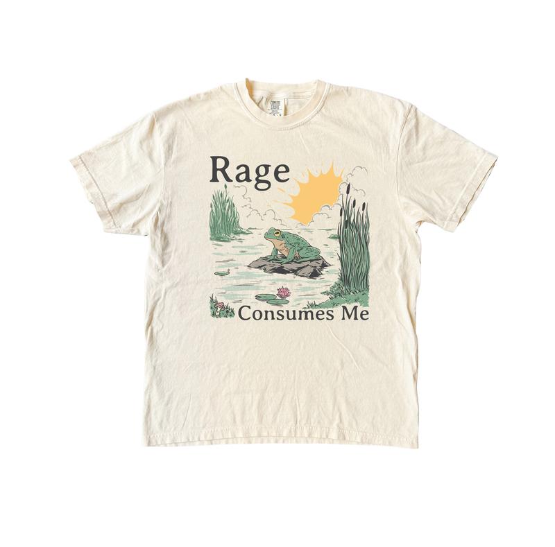 Rage Consumes Me TShirt, Frog Comfort Colors T-Shirt