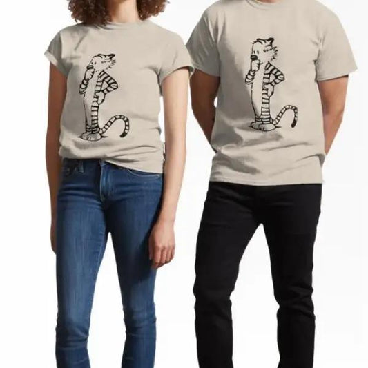 Calvin and Hobbes- Hobbes Classic T-Shirt, Sweatshirt, Hoodie