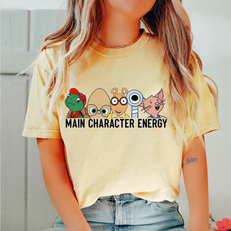 Main Character Energy Shirt, Book Character T-Shirt, Read More Book T-shirt, It's A Good Day To Read Tee, Children Books, Book Lover Gift, Bookworm Sh