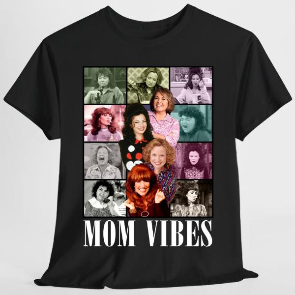 Retro 90â€™s Mom Vibes Shirt, Faux Sitcom moms TShirt, Mom Life Shirt, Mother's Day Gift