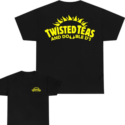 Twisted Teas and Double D's T-Shirt, Unisex T-Shirt, Ful Color T-Shirt, For Men, For Women, Planbtwistedtea