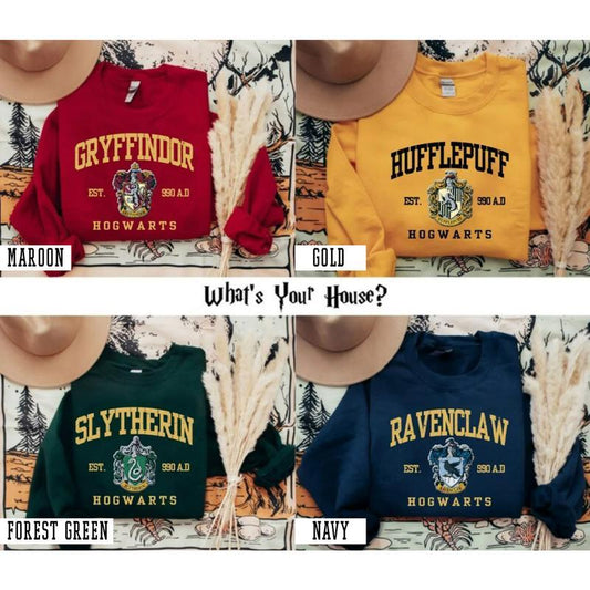 Retro Harry Potter Wizard Castle Book Shirt Hp Shirt Family Vacation Shirts Pottery Gifts For Women Wizard School Tee Bookworm Gift Bookish Reading Sw