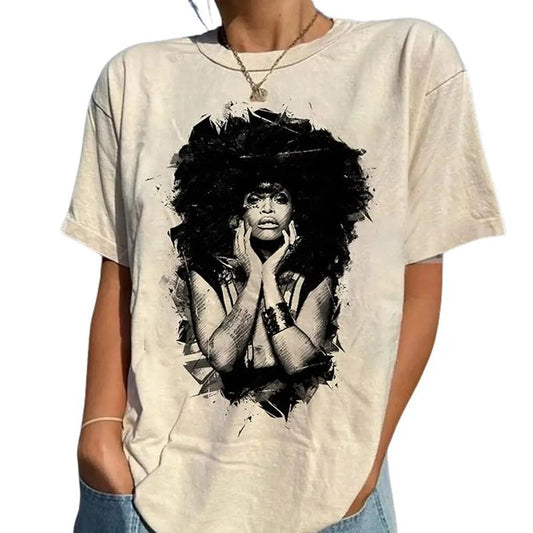 90s Erykah Badu Shirt, Erykah Badu American Singer Shirt, Erykah Badu Rap Shirt, Cotton Fit