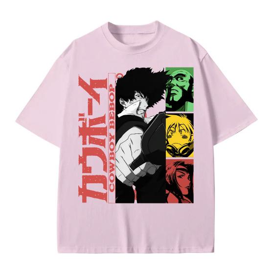 Cowboy Bebop T Shirt Men's Fashion Top Tee S to 5XL Cotton Menswear