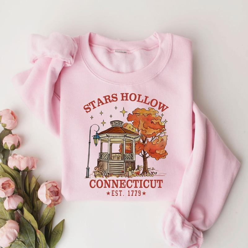 Star's Hollow Luke's Sweatshirts - Shirt , Gilmore Girls Shirt, Autumn Festival Shirts, Connecticut EST. 1779 Tee, Stars Hollow Shirt, Halloween Gift,