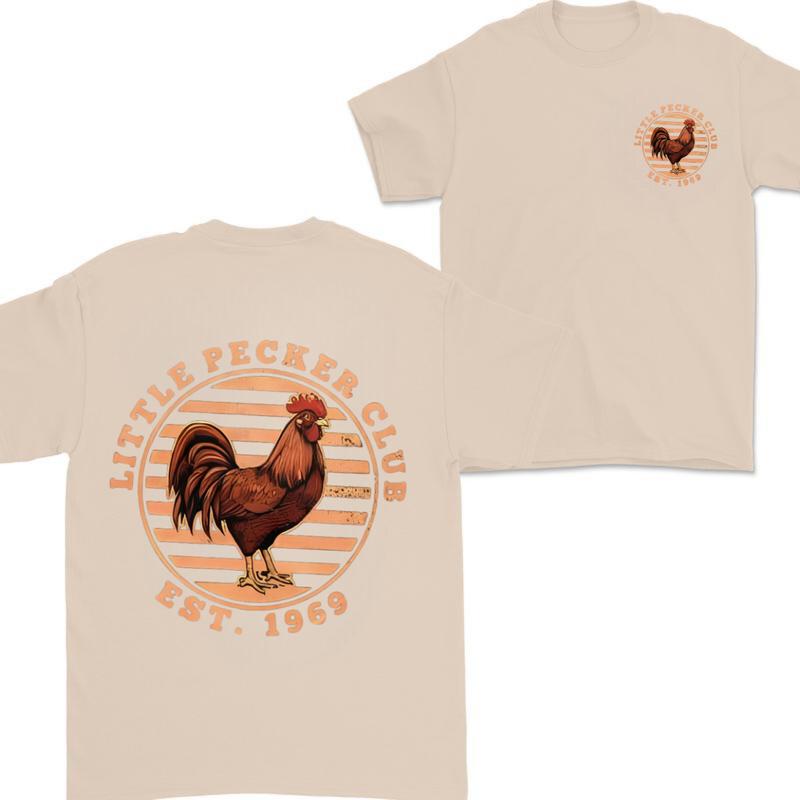 LITTLE PECKER CLUB EST.1969 T-SHIRT, VINTAGE Tee - 2 side, Gift for Men , Gift For Women
