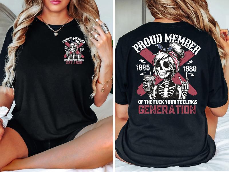 Proud Gen X Shirt Raised On Hose Water, Vintage Humor T-Shirt with Sarcasm Quotes, Customize