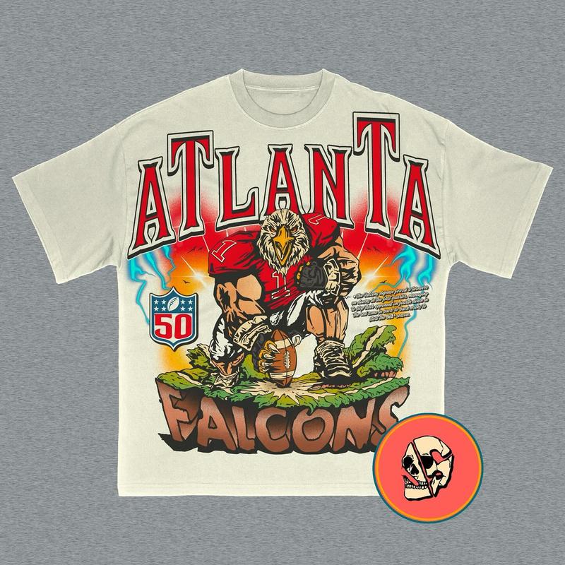 Falcons Shirt, Vintage 90s Unisex Football Tees, Football T-Shirts, Sports Shirt, Game Day Tee, Football Fan Gifts