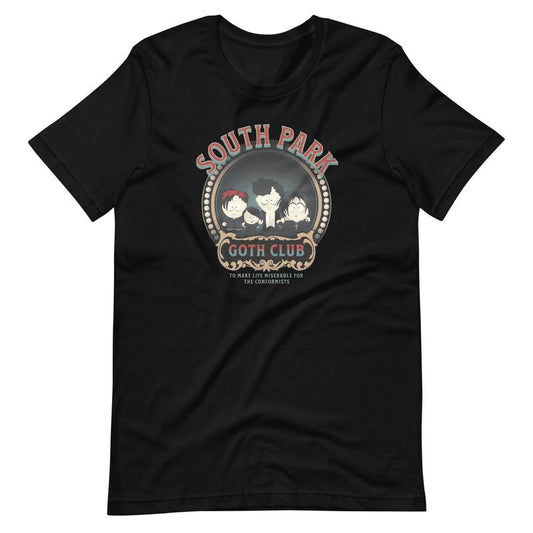 South Park Goth Club T-Shirt South Park Shirt Pop Culture Tee South Park Goth Kids, Shirt For Men, Women