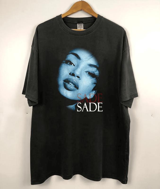 Sade Face Shirt, Sade Tour Crewneck T Shirt, Sade Concert Tshirt, Sade Adu Shirt, Sade Retro Vintage, Gifts For Men Women Unisex Tee Aq163 Clothing