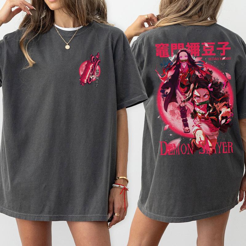 Nezuko Kamado Shirt, Nezuko Sun Breathing Sweatshirt Hoodie, To The Hashira Traing Sweatshirt Hoodie, Kimetsu No Yaiba Merch, Demon Slayer Outfit, Ani