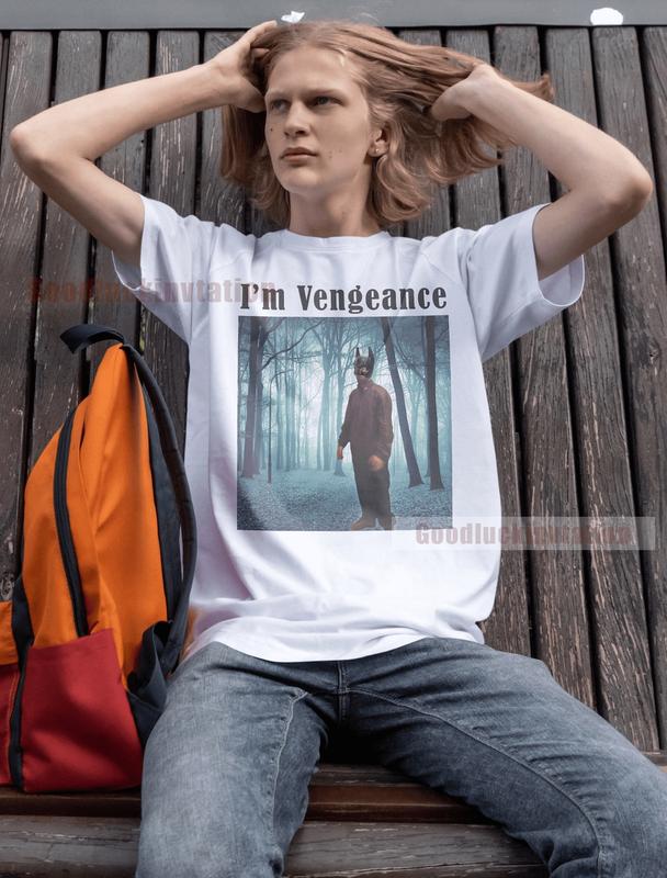 I'm Vengeance Robert Pattinson Shirt Robert Pattinson Tracksuit T-Shirt Unisex Cotton Vintage 90'S Graphic Tee Unisex Crewneck Shirt, Clothing