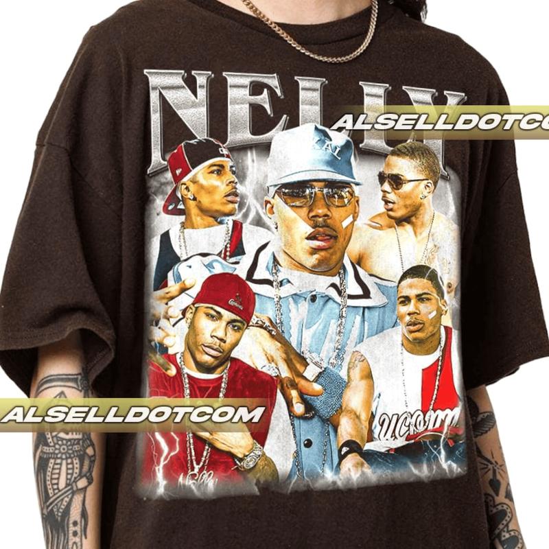 Limited Nelly, Rapper Vintage Shirt Gift for Woman anda Man, Sweater, Hoodie for Men, Women