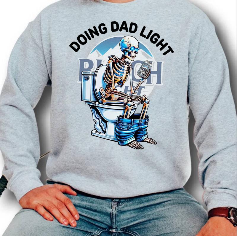 Doing Dad Light~ Unisex Apparel Relaxed Fit Printed In The USA