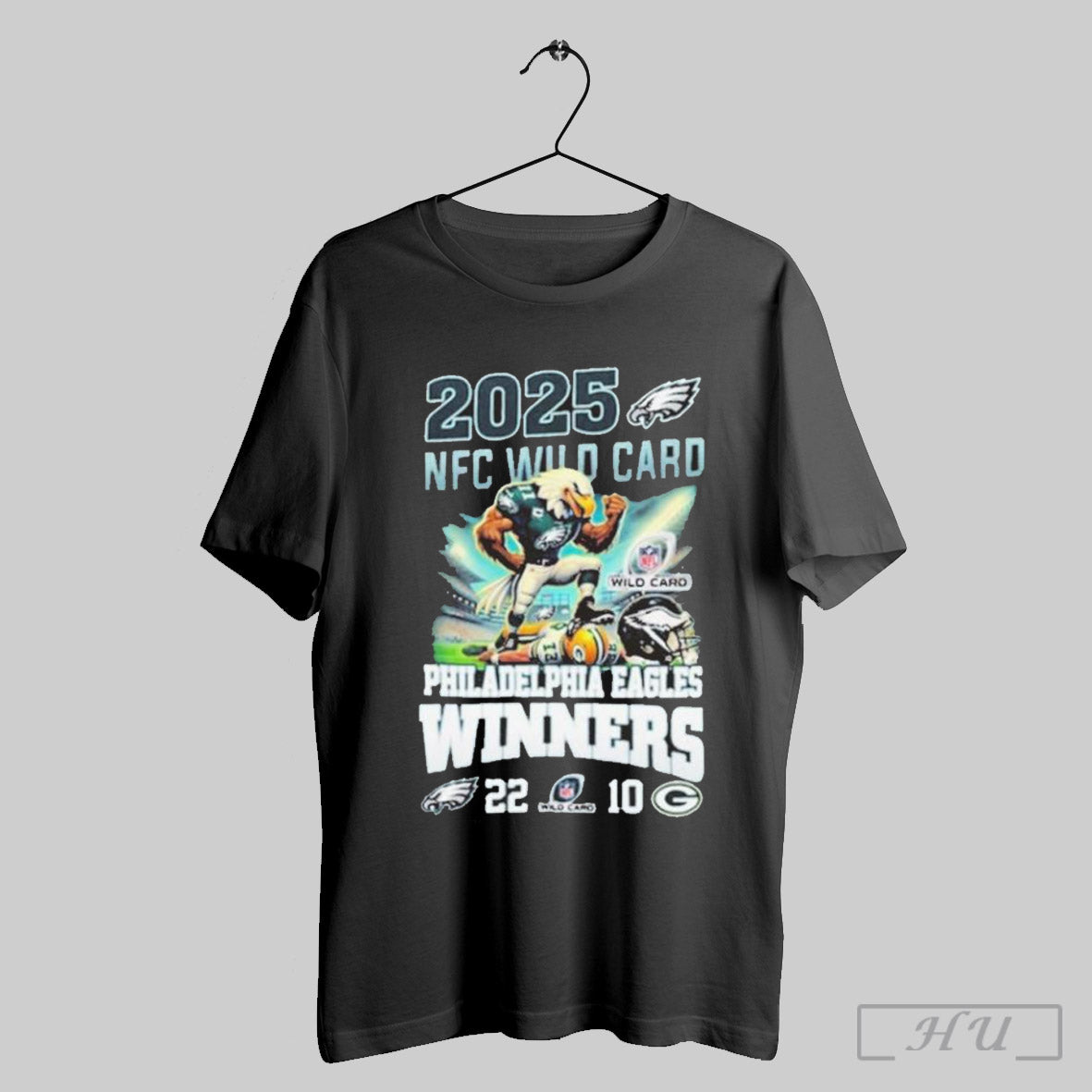 Philadelphia Eagles Are Nfc Wild Card 2025 Winners 22 10 Celebrating T Shirt