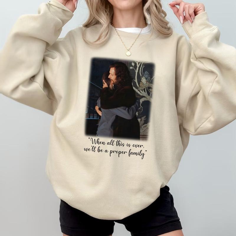 HP Father's Day Black Siriux and His God Son Sweatshirt Hoodie Shirt Cotton Fit, T-Shirt Father's Day Gift