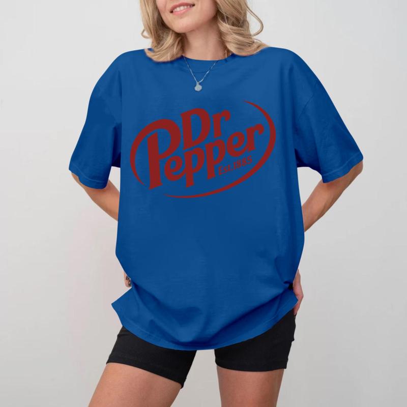 Dr. Pepper T-Shirt, Est. 1885 Unique Graphic Tee, Quirky Historical Soda Content for Fans, Playful Gift for Soft Drink Lovers