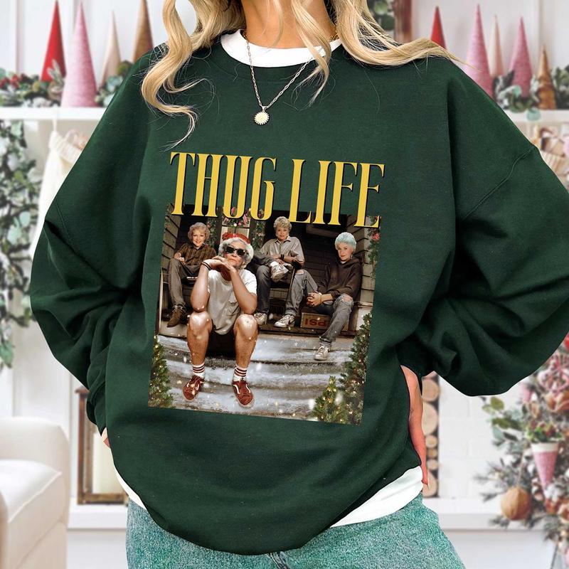 The Golden Girls Thug Life Christmas Shirt, Tee Golden Girls Lover Gift