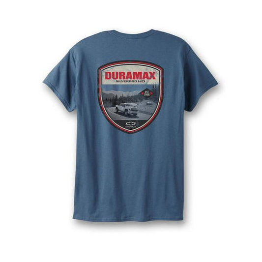 Silverado HD Duramax Badge T-Shirt Cotton Casual Graphic Crewneck Shortsleeve Vintage Truck Fan Tee