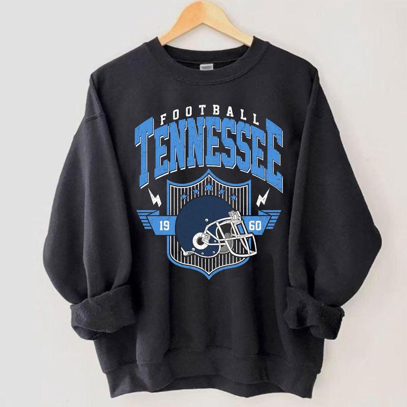Retro 90s Style Tennessee Football Sweatshirt, Tennessee Team Football Sweatshirt, Tennessee Football, Game Day Sweatshirt, Sunday Tennessee, Gift For