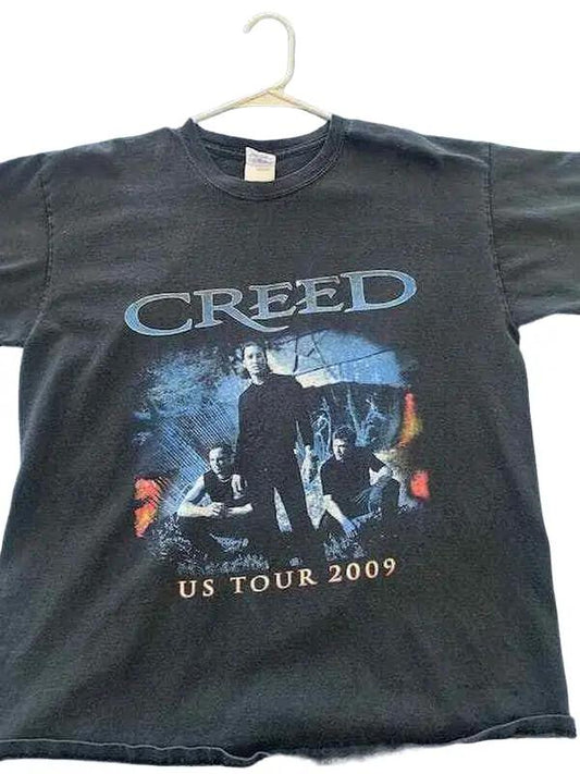 Vintage Band Tee Creed Us Tour Shirt All Size S-5XL Heavy Metal Shirt, Creed band 90s shirt, Rock Band Music Vintage Graphic Tee